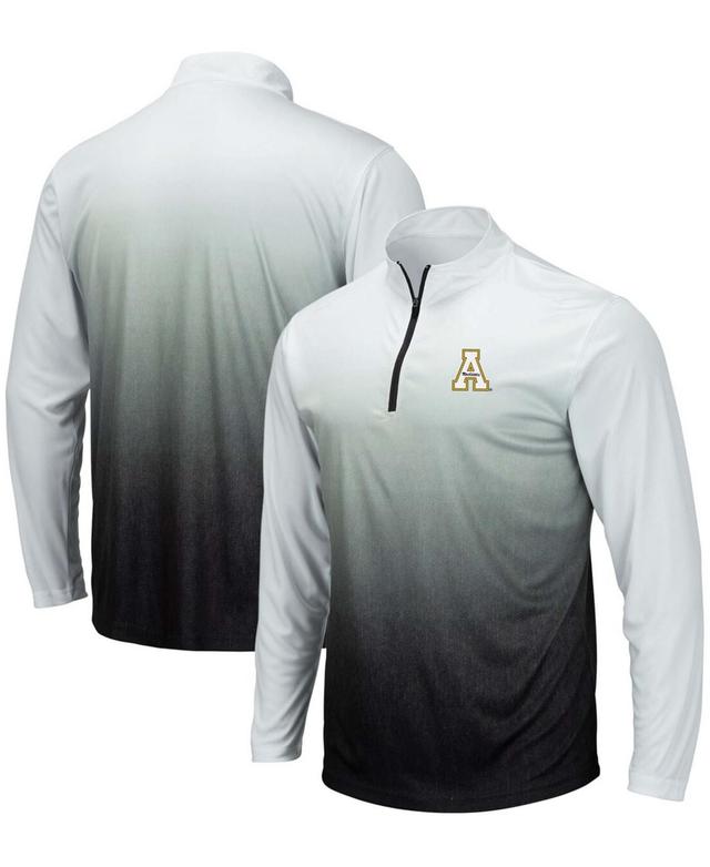 Mens Colosseum Gray Appalachian State Mountaineers Magic Team Logo Quarter-Zip Jacket Product Image