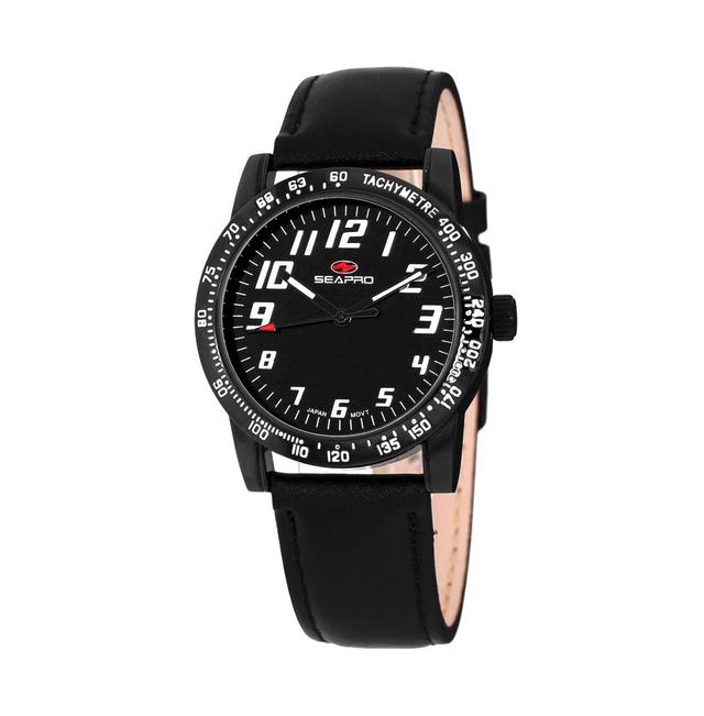 Seapro Womens Bold Black Dial Watch - SP5214 - Black Product Image