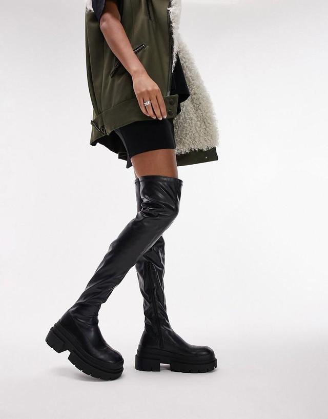 Topshop Tyson over the knee boots Product Image