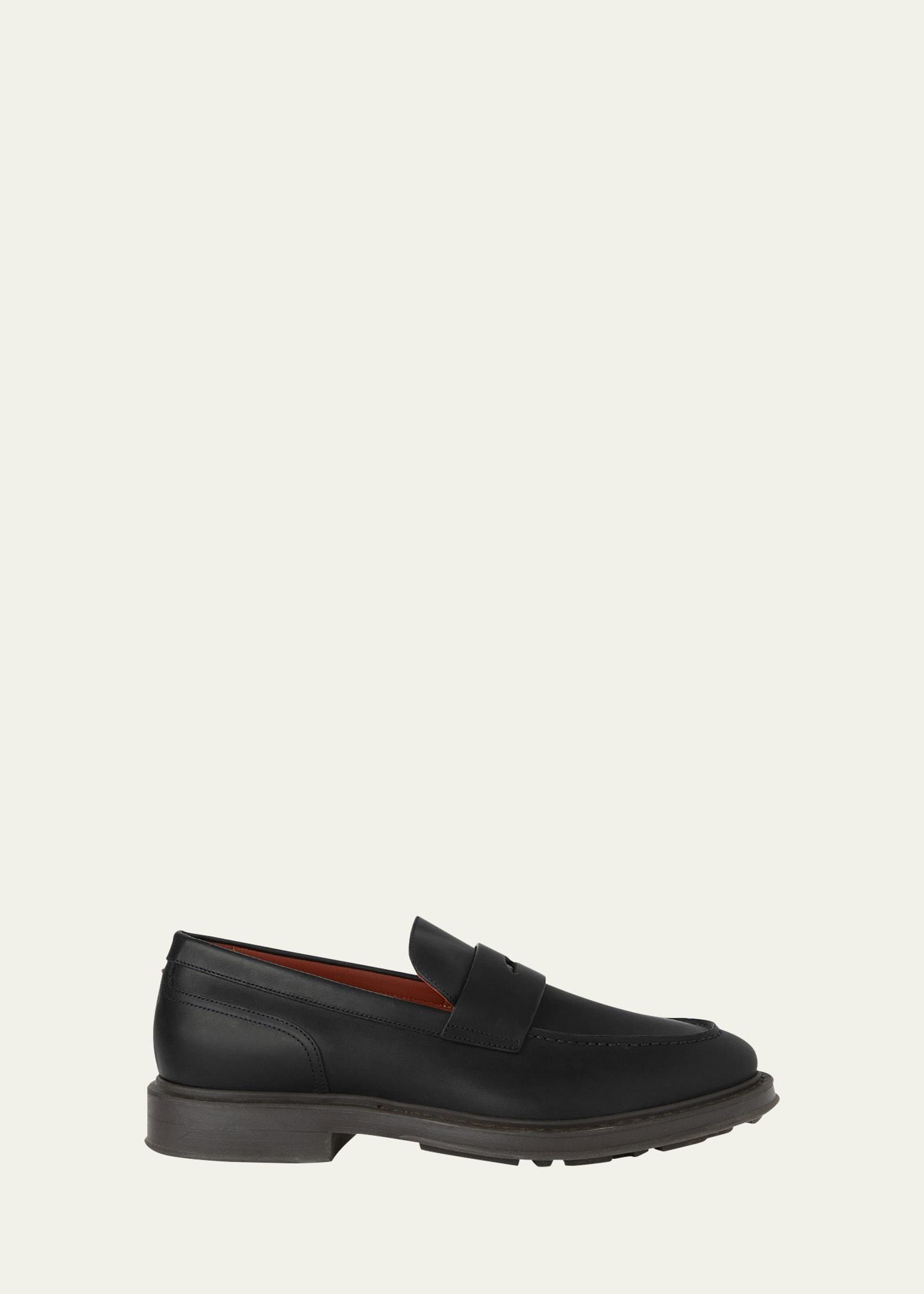 Mens Travis Leather Loafers Product Image