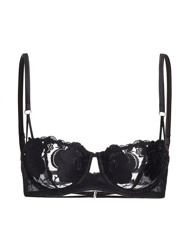 Womens Fleur du Mal x Marilyn Monroe Rosette Lace Balconette Bra Product Image