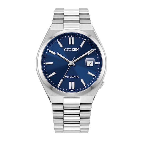 Men's Citizen Tsuyosa Collection Automatic Watch with Blue Sunray Dial (Model: Nj0150-56L) Product Image