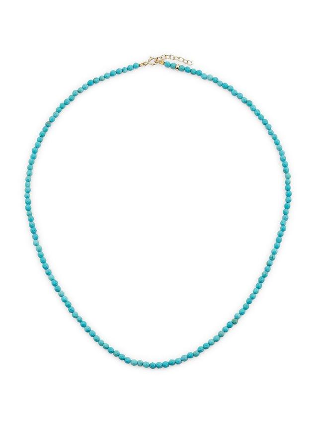 Womens Birthstone 14K Yellow Gold & Gemstone Beaded Necklace Product Image