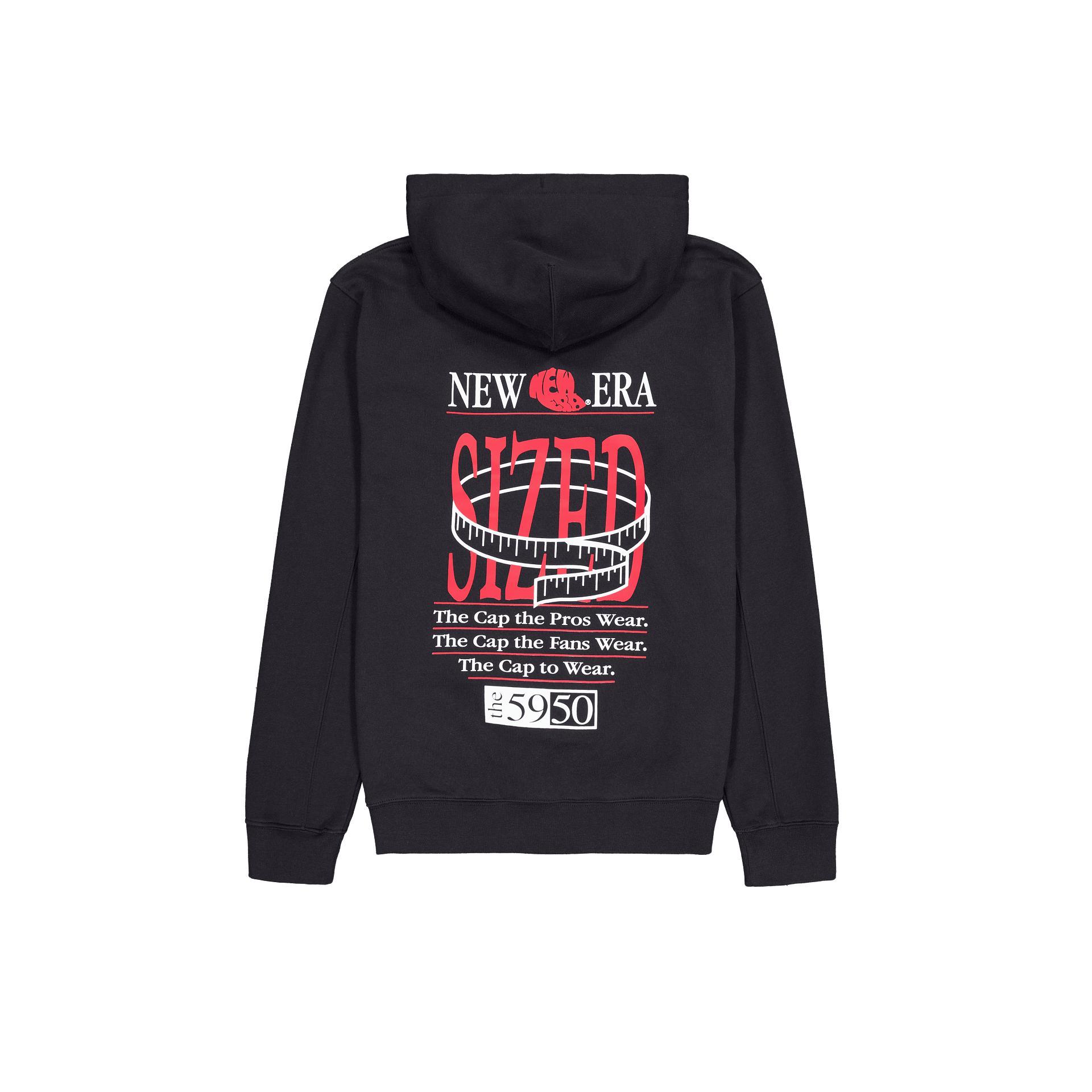 Brand New Era Sized Graphic Black Hoodie Male Product Image