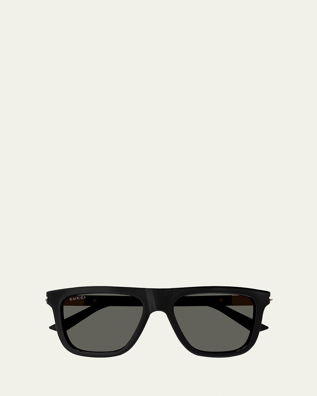 Mens GG1502SM Acetate Rectangle Sunglasses Product Image