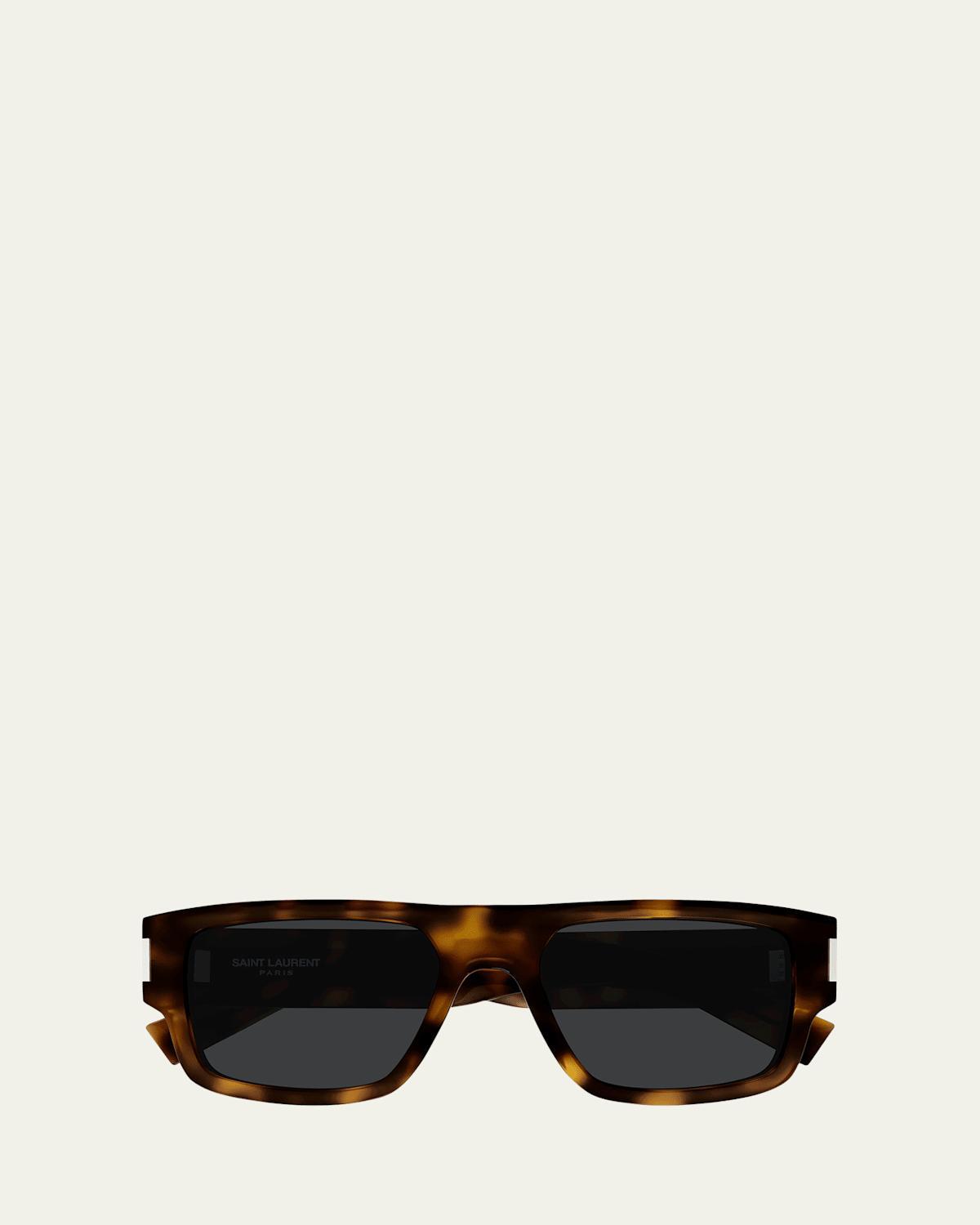 Mens SL 659 Acetate Rectangle Sunglasses Product Image