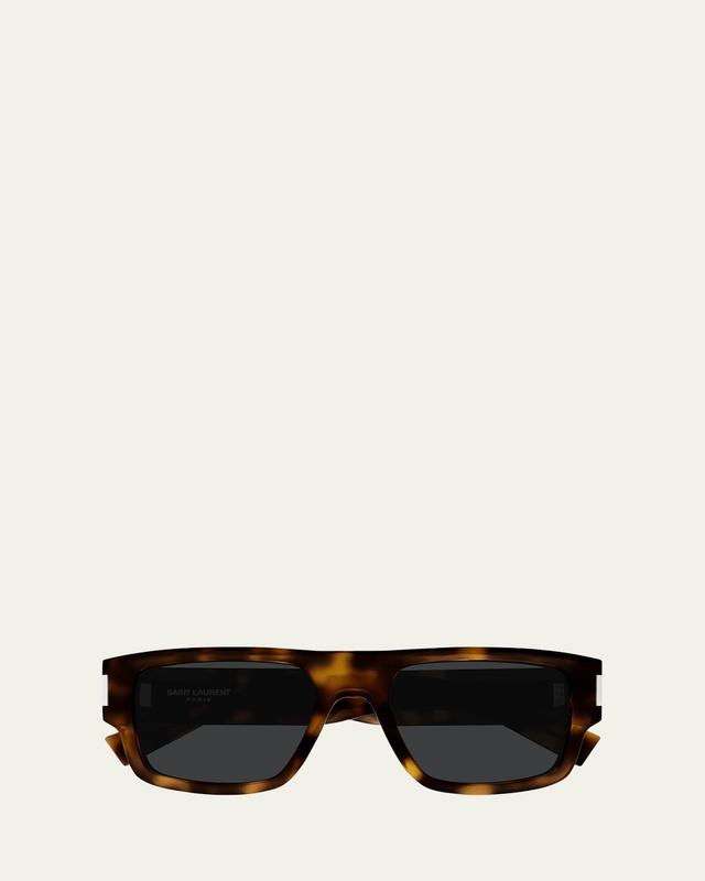 Mens SL 659 Acetate Rectangle Sunglasses Product Image