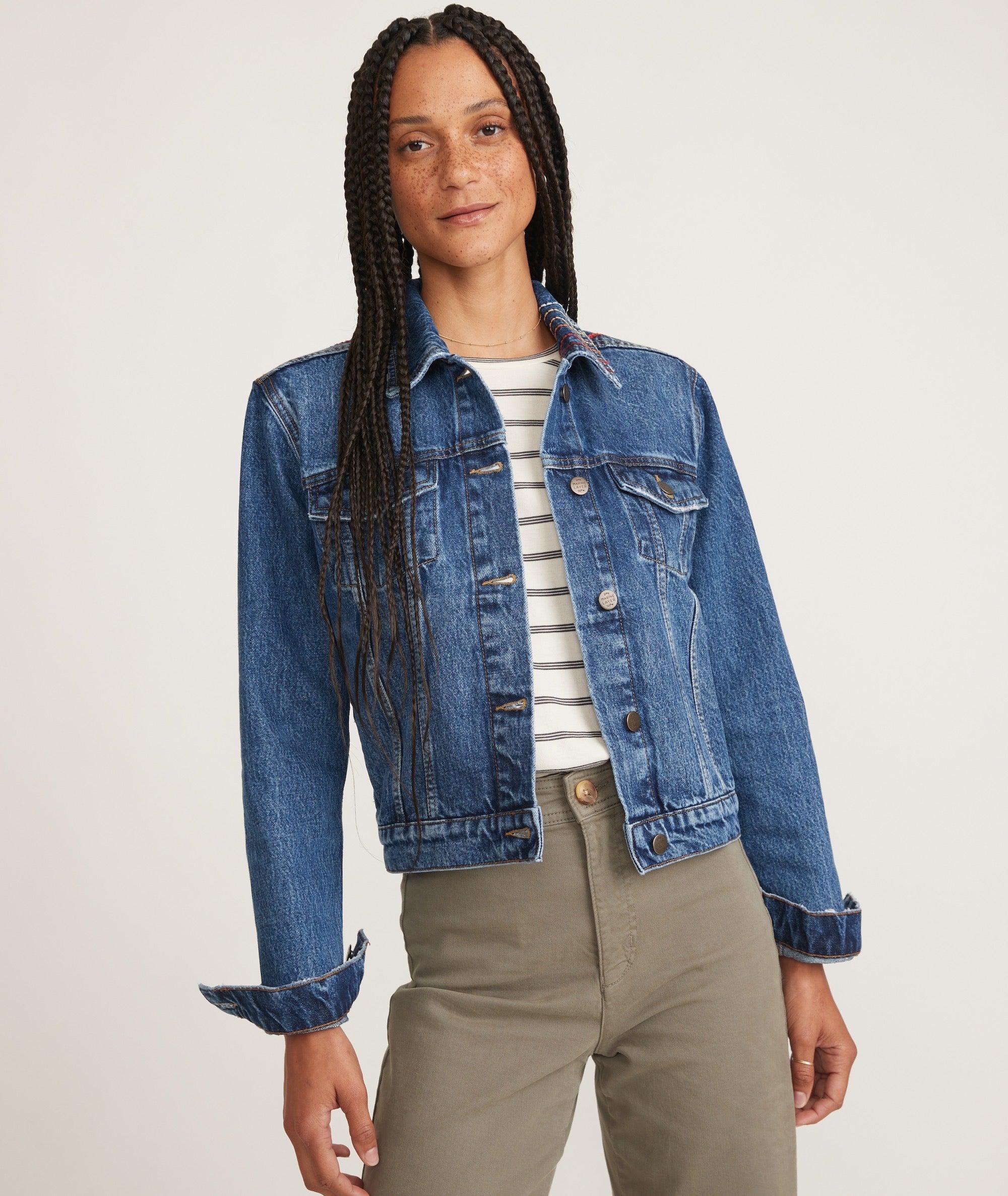 Embroidered Denim Jacket Product Image