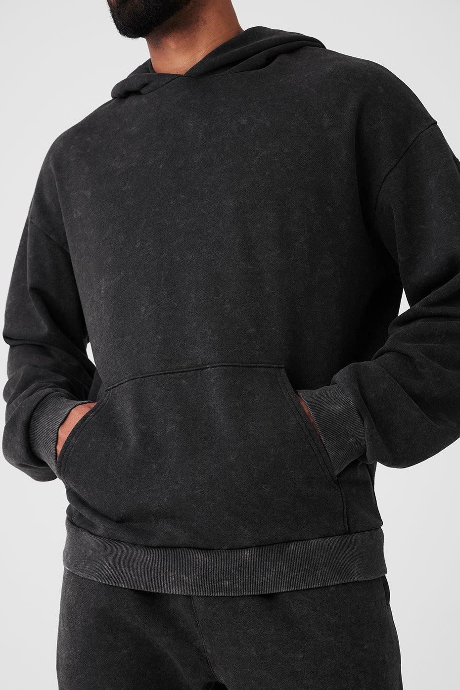 Chill Vintage Wash Hoodie - Black Wash Male Product Image