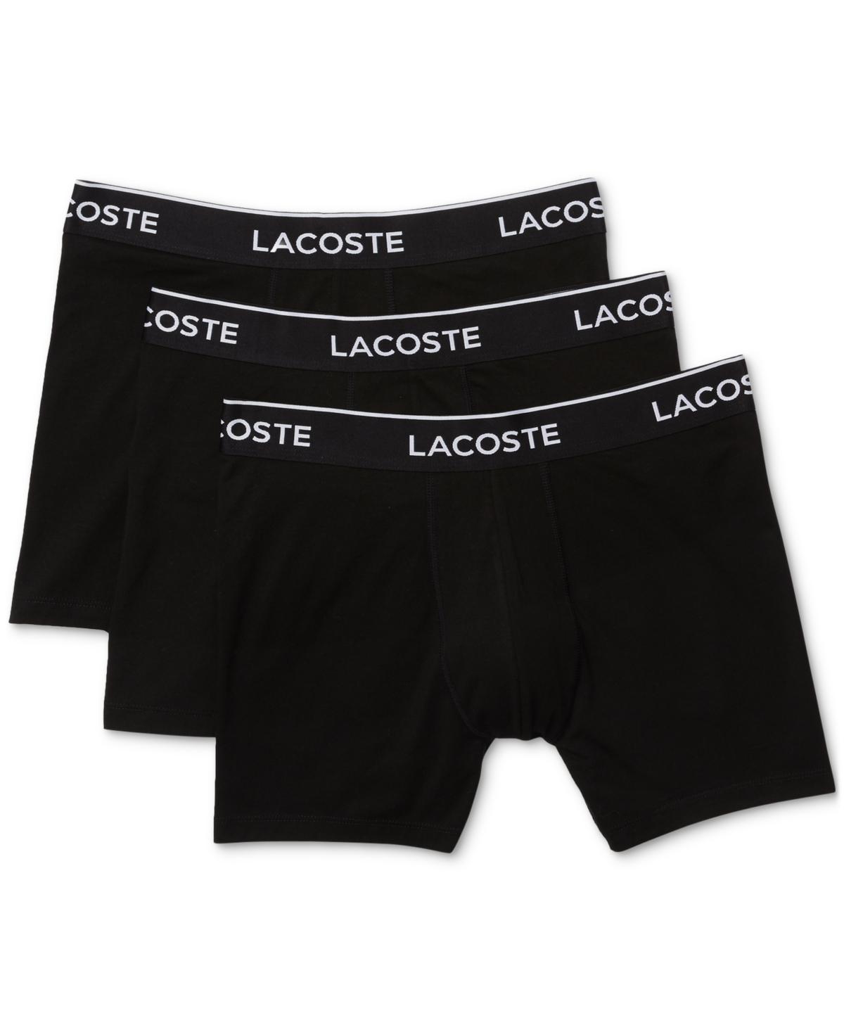 Lacoste Branded Waist Long Stretch Classic Boxer Briefs 3 Product Image