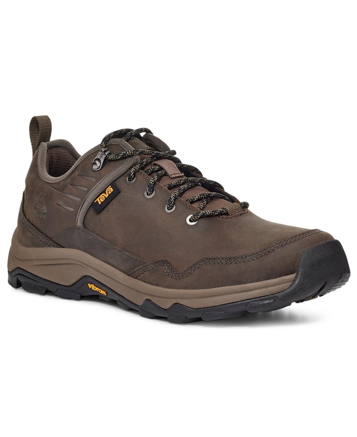 Teva Mens Riva Low Waterproof Boots - Dark Brown/ Product Image