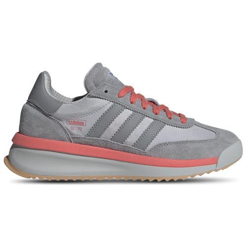 adidas Originals Womens adidas Originals SL 72 RTN - Womens Running Shoes Grey/Grey/Preloved Red Product Image