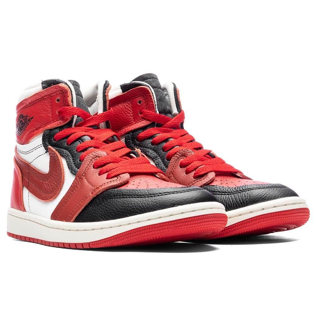 Air Jordan 1 High MM Women's - Sport Red/Dune Red/Black Female Product Image