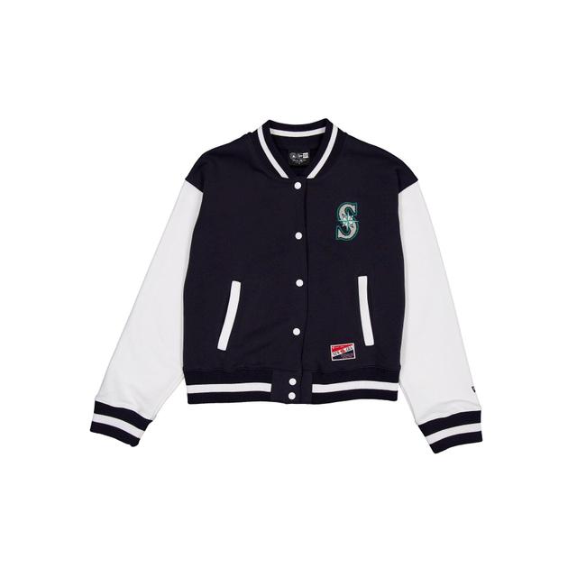 Seattle Mariners Throwback Fleece Women's Jacket Female Product Image