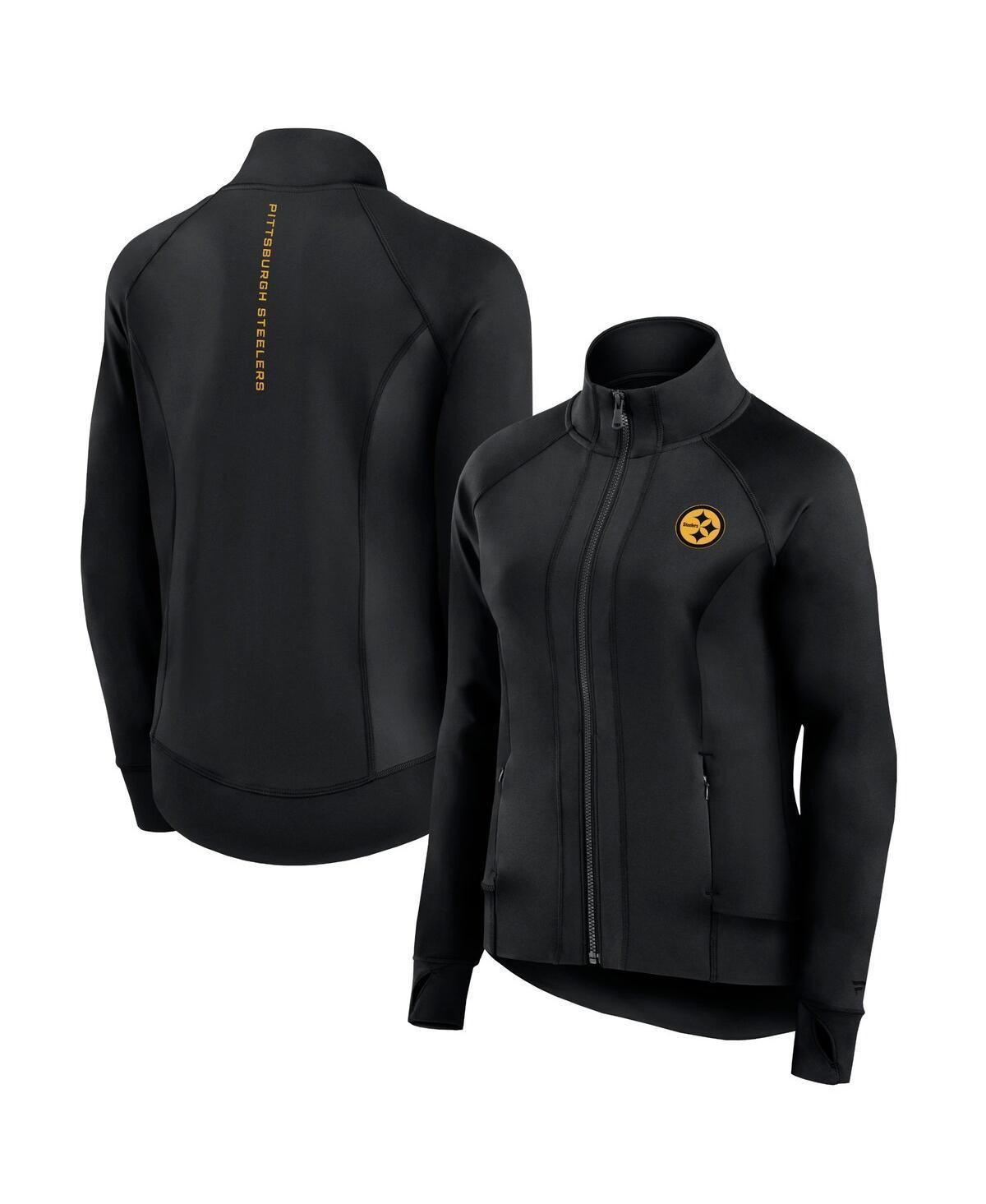 Womens Fanatics Houston Astros Studio Fitted Full-Zip Gym Track Jacket Product Image