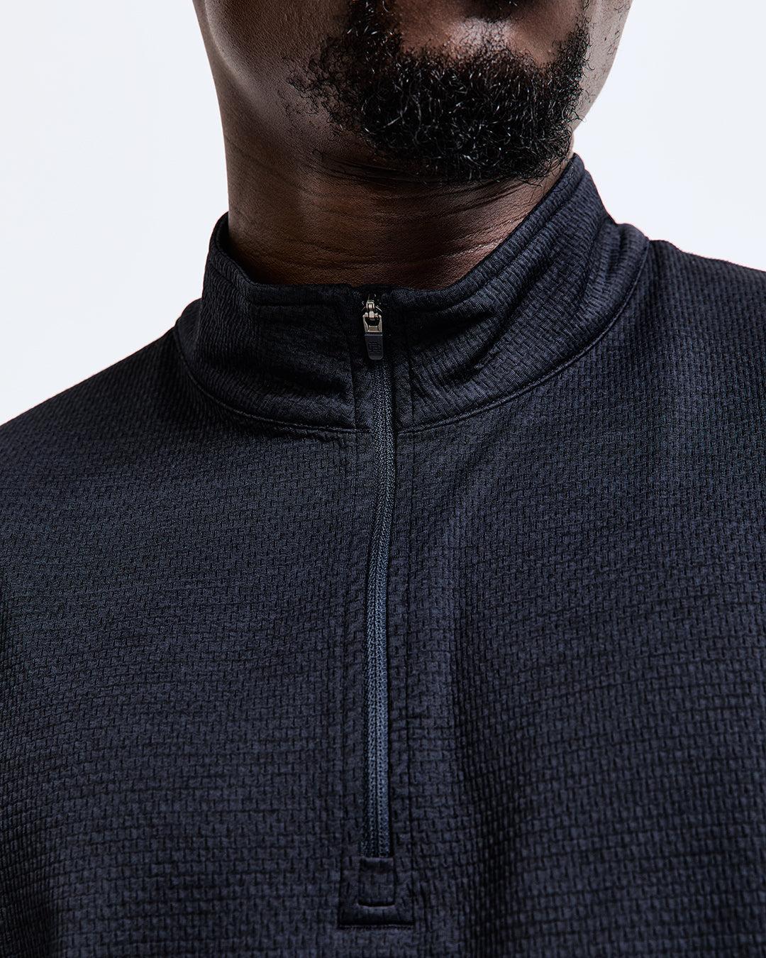 Solotex Mesh Tiebreak Quarter Zip Male Product Image