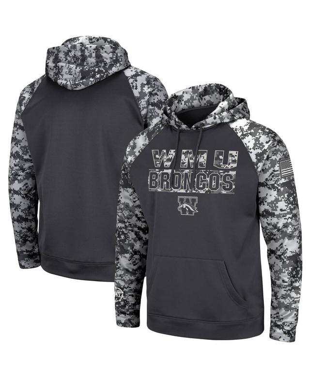 Mens Charcoal Air Force Falcons Oht Military-Inspired Appreciation Digital Camo Pullover Hoodie Product Image