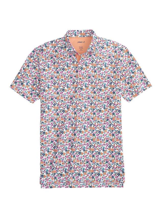 Mens Clem Floral Polo Shirt Product Image