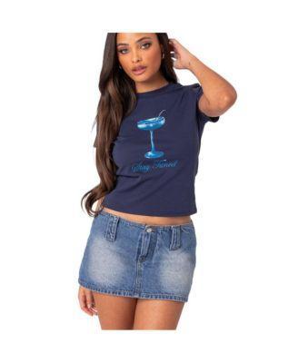 Edikted Womens Tuned In T Shirt Product Image