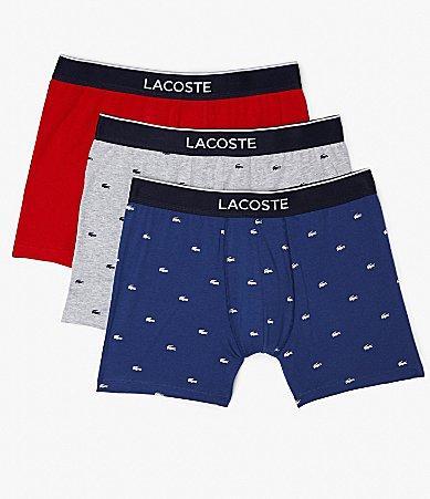 Lacoste Branded Waist Long Stretch Classic Boxer Briefs 3 Product Image