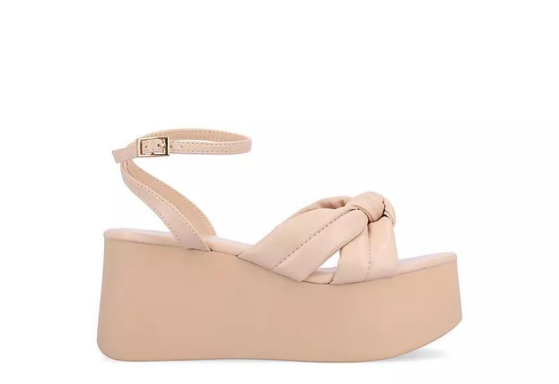 Journee Collection Womens Lailee Platform Sandal Wedges Product Image