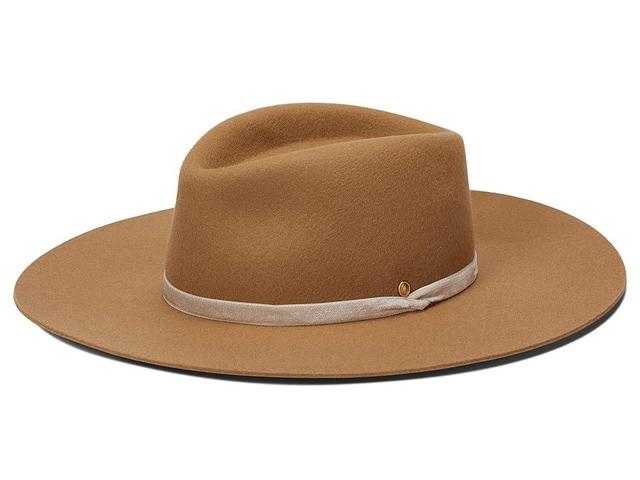 rag & bone Florence Fedora (Camel) Fedora Hats Product Image