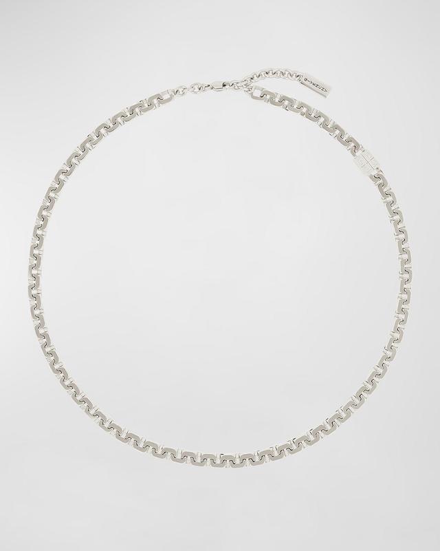 Givenchy Men's Silvertone Short G-Chain Necklace Product Image