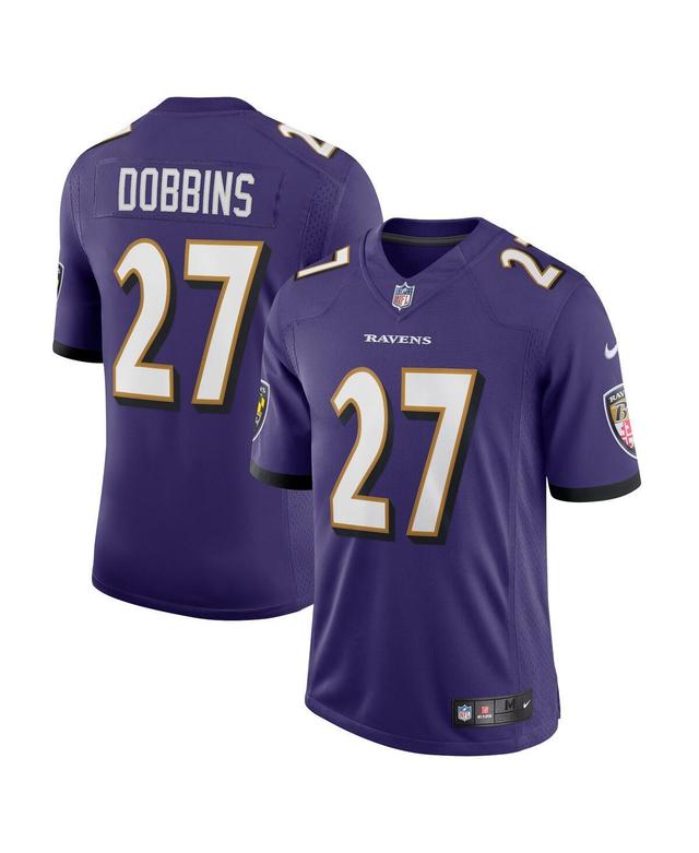 Mens Nike J.k. Dobbins Purple Baltimore Ravens Vapor Limited Jersey - Purple Product Image