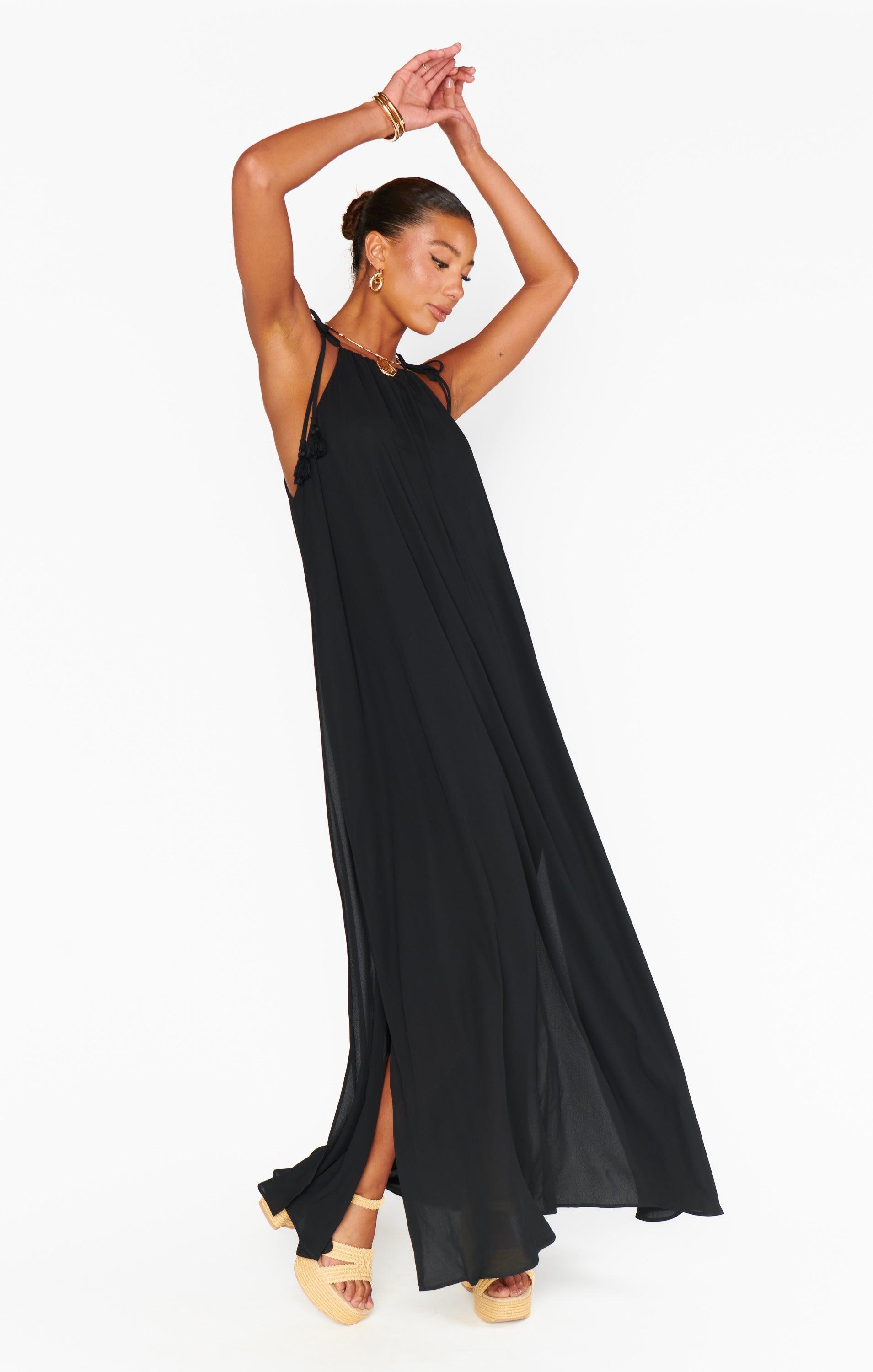 Rochester Maxi Dress ~ Black Product Image