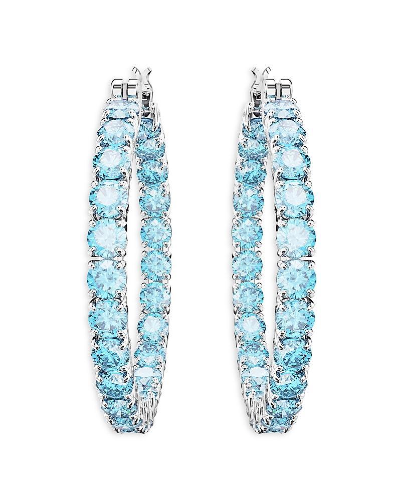 Swarovski Matrix Tennis Hoop Earrings Product Image