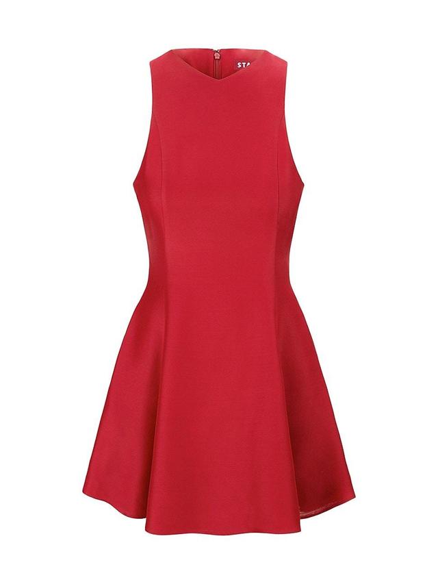 Womens Heike Wool-Blend Fit & Flare Minidress Product Image