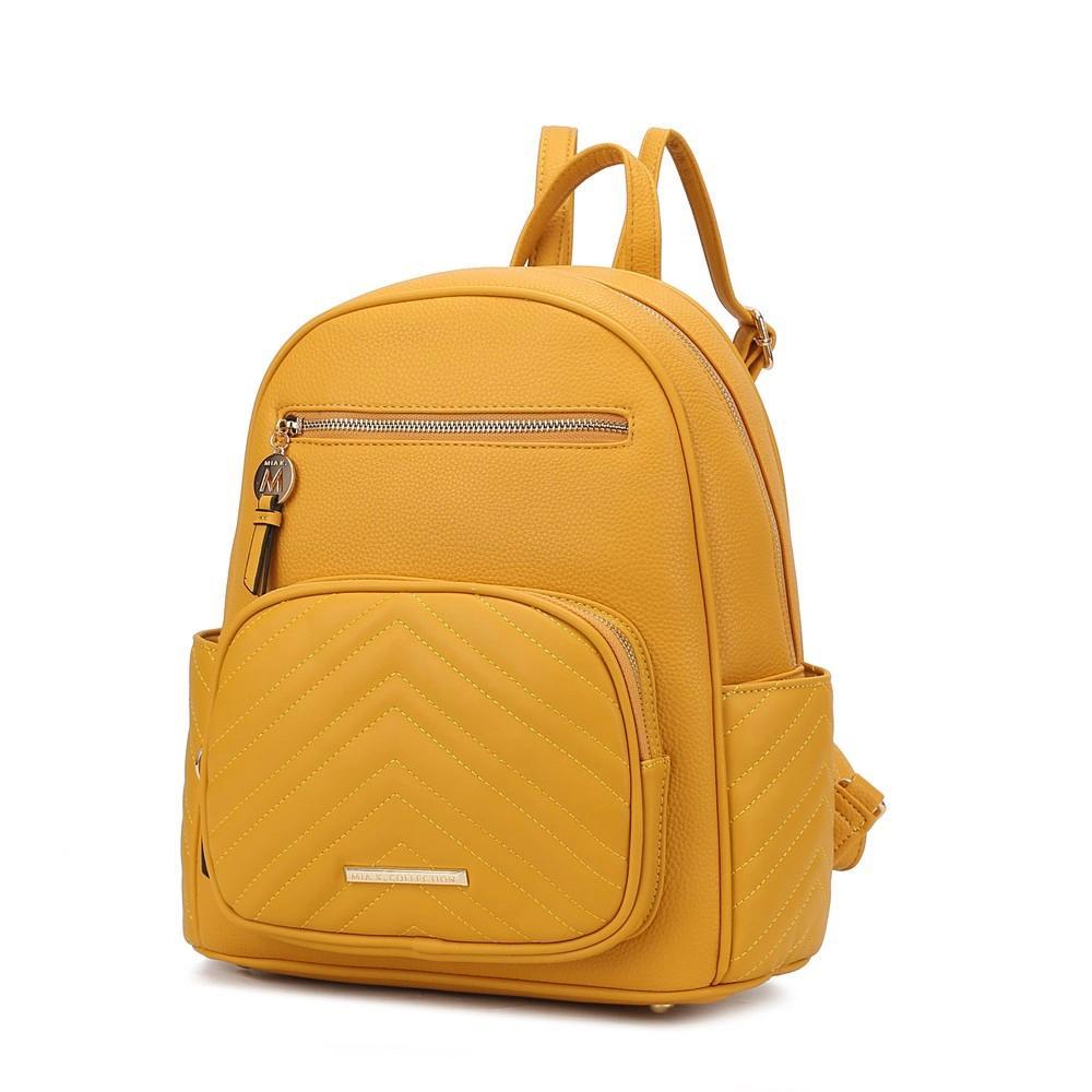 MKF Collection Romana Women’s Backpack by Mia K - Yellow Product Image