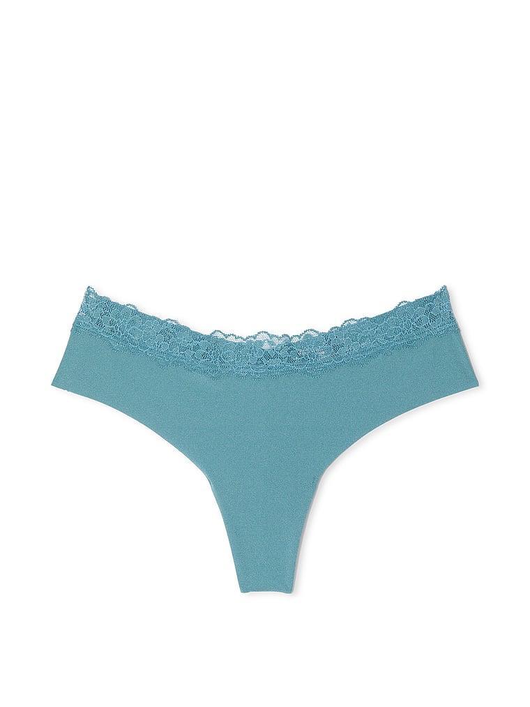 No-Show Lace-Waist Thong Panty Product Image