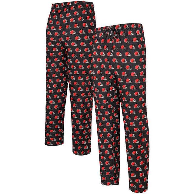 Mens Concepts Sport Cleveland s Gauge Allover Print Knit Sleep Pants Product Image