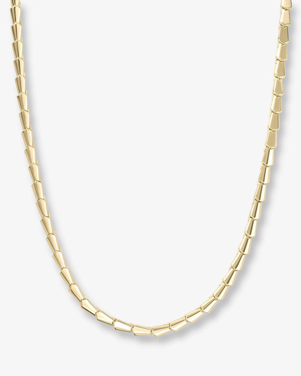 Serpent Collar Necklace 18" - Gold Product Image