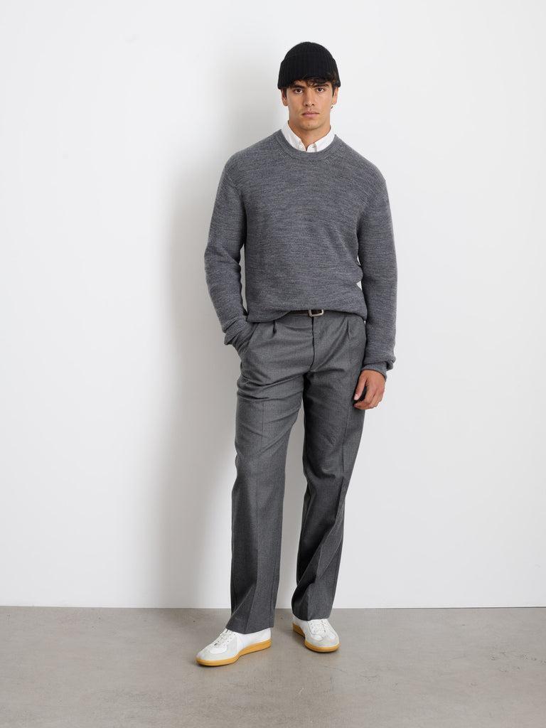 Hank Crewneck Sweater In Wool Product Image