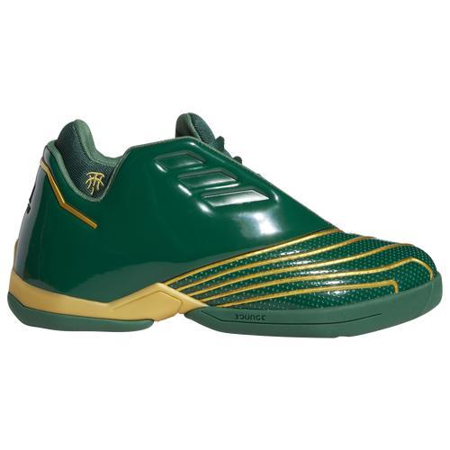 adidas Mens adidas TMAC 2 - Mens Basketball Shoes Green/Gold Product Image