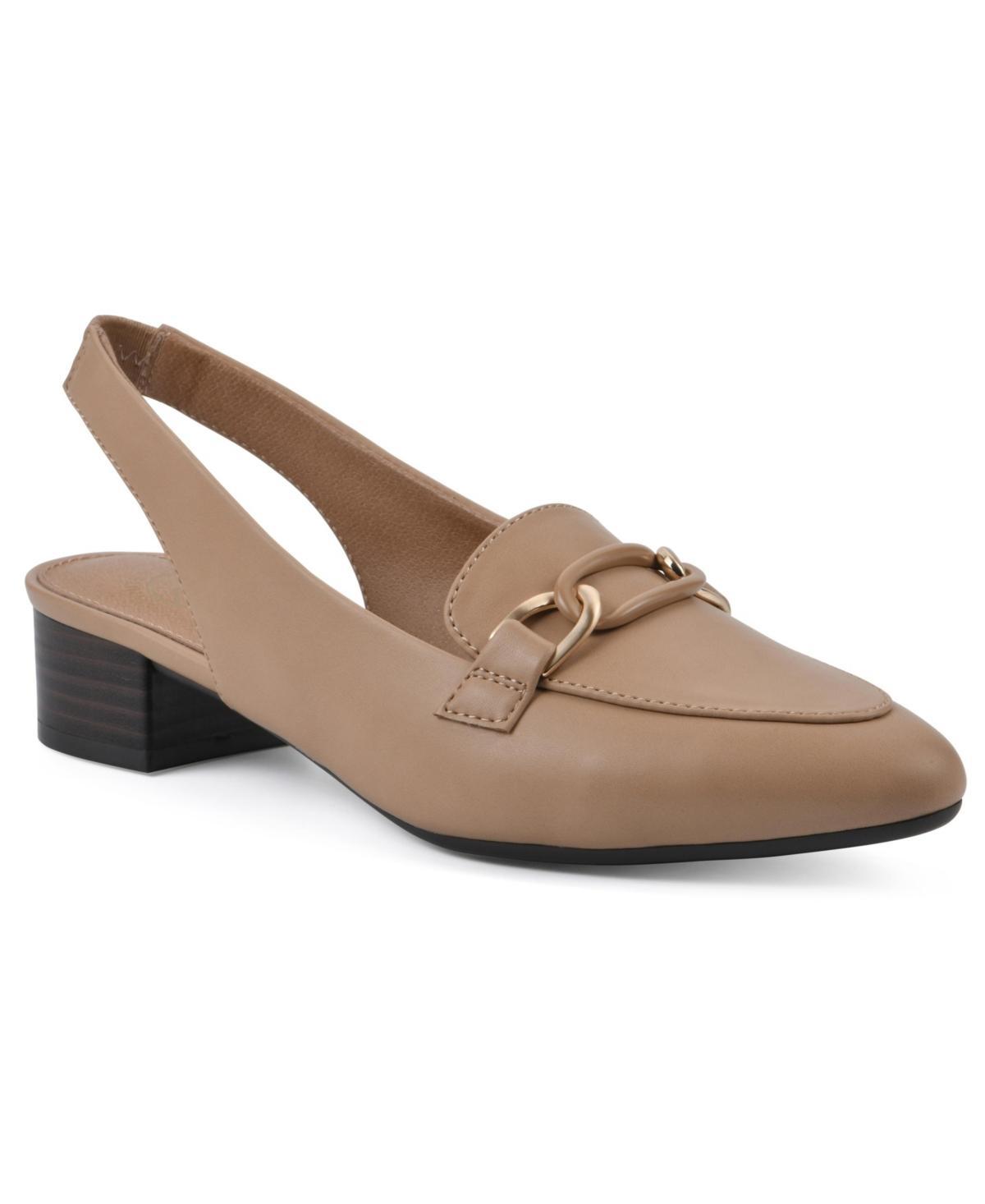 White Mountain Womens Boreal Slingback Loafers Product Image