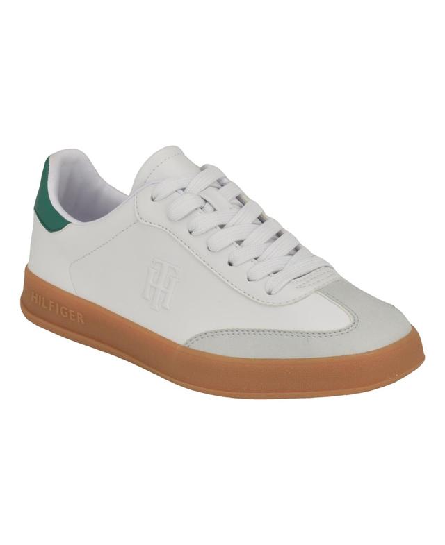 Tommy Hilfiger Womens Sarhli Casual Lace Up Sneakers - White Product Image