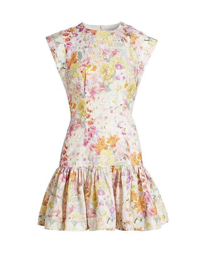 Womens Harmony Flounce Minidress Product Image