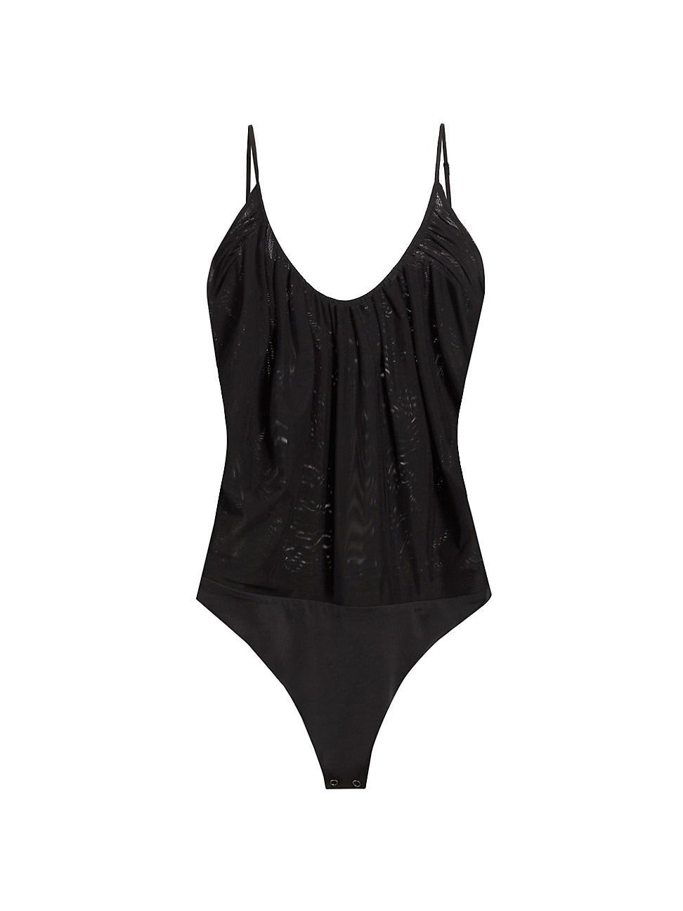 Womens Gelina Rusched Bodysuit Product Image