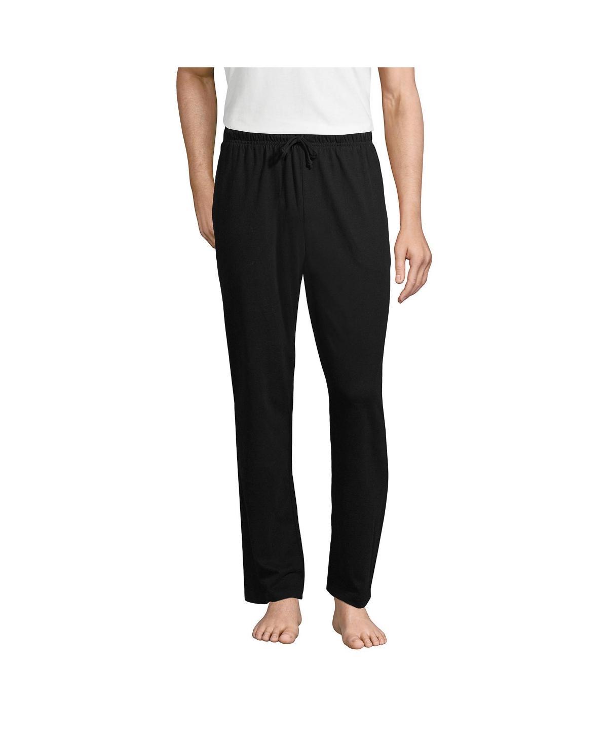 Lands End Mens Tall Knit Jersey Sleep Pants Product Image