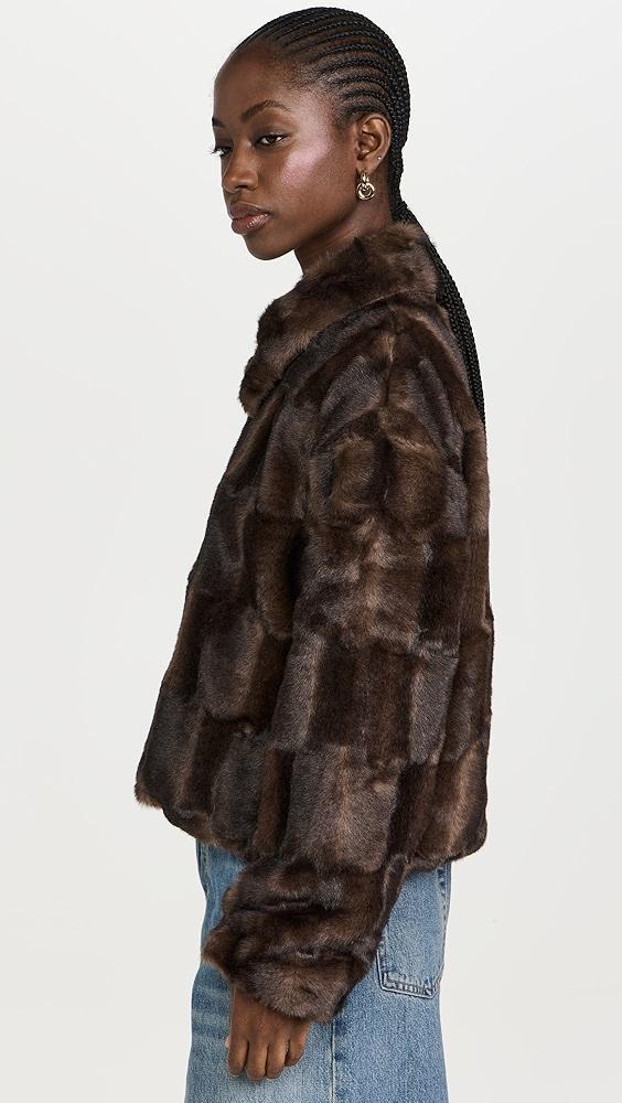 BARDOT Slyvie Zip Faux Fur Jacket | Shopbop Product Image