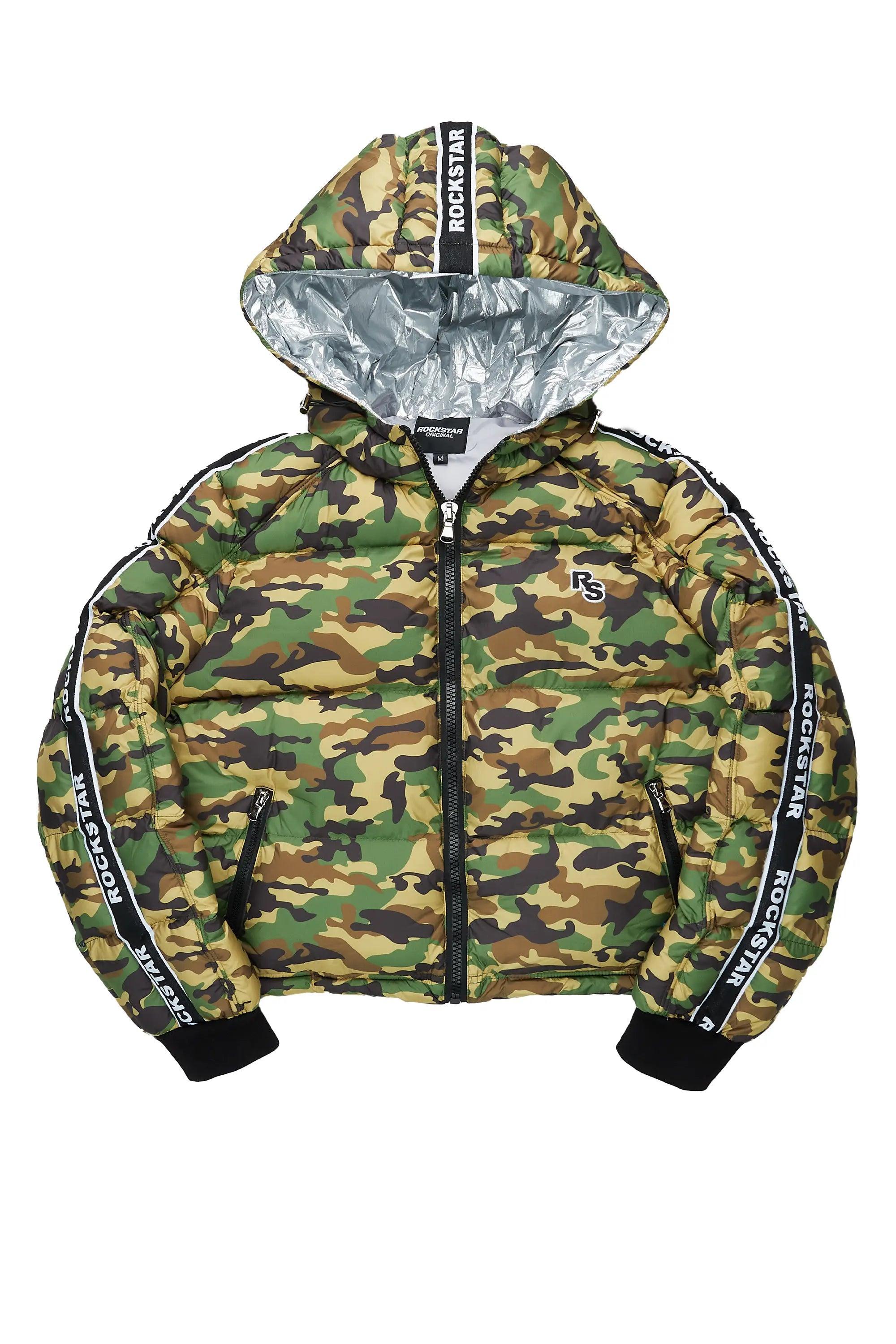 Jackey Camo Puffer Jacket Female Product Image