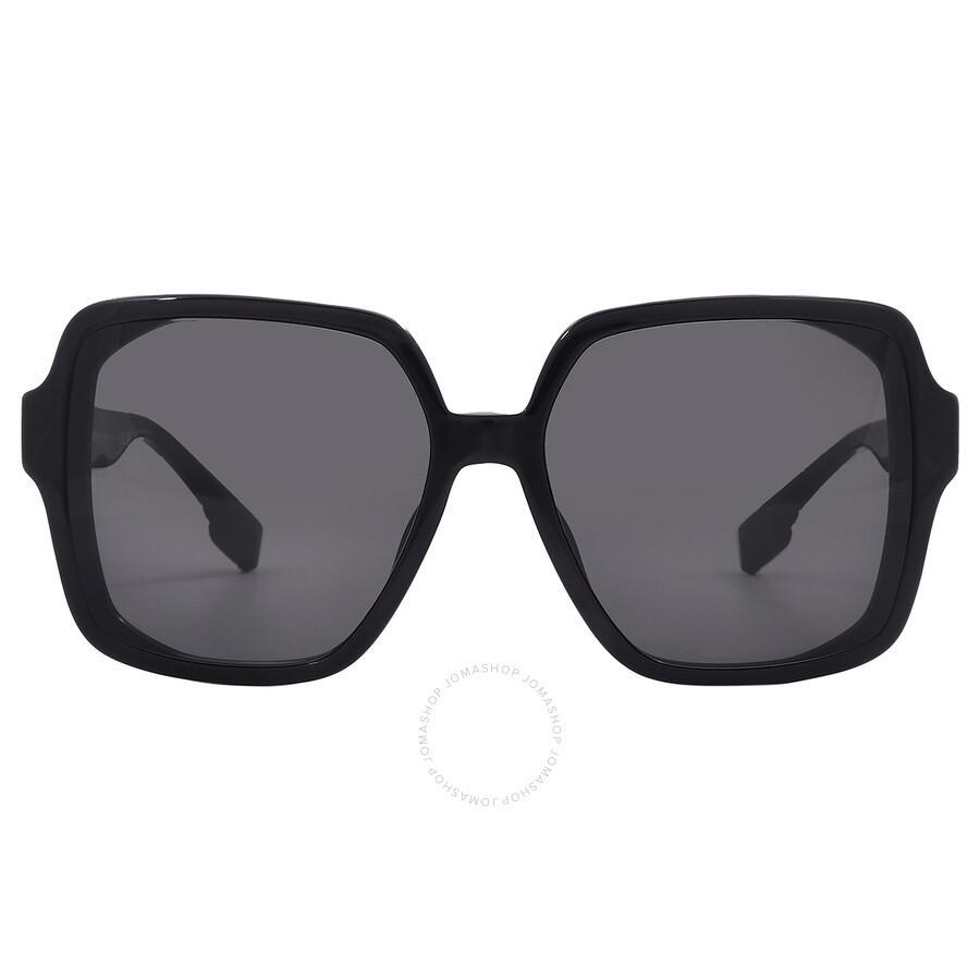 Dark Grey Square Men's Sunglasses Be4379d 300187 58 In Black Product Image