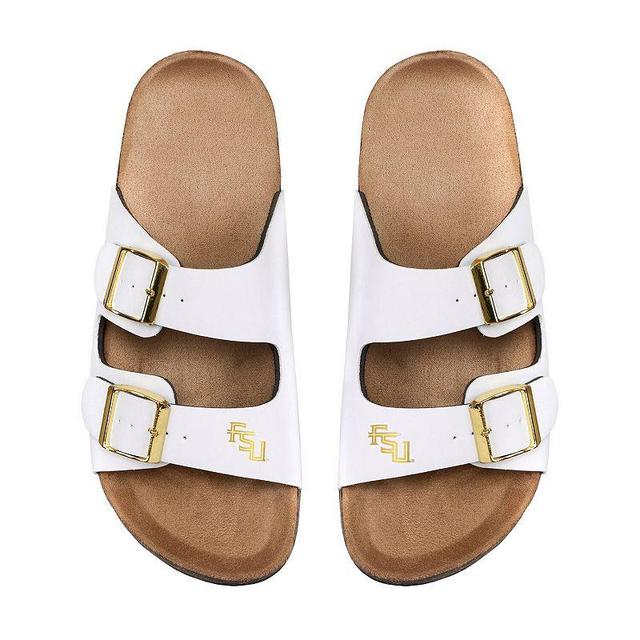 Womens FOCO Pittsburgh Steelers Double-Buckle Sandals Product Image