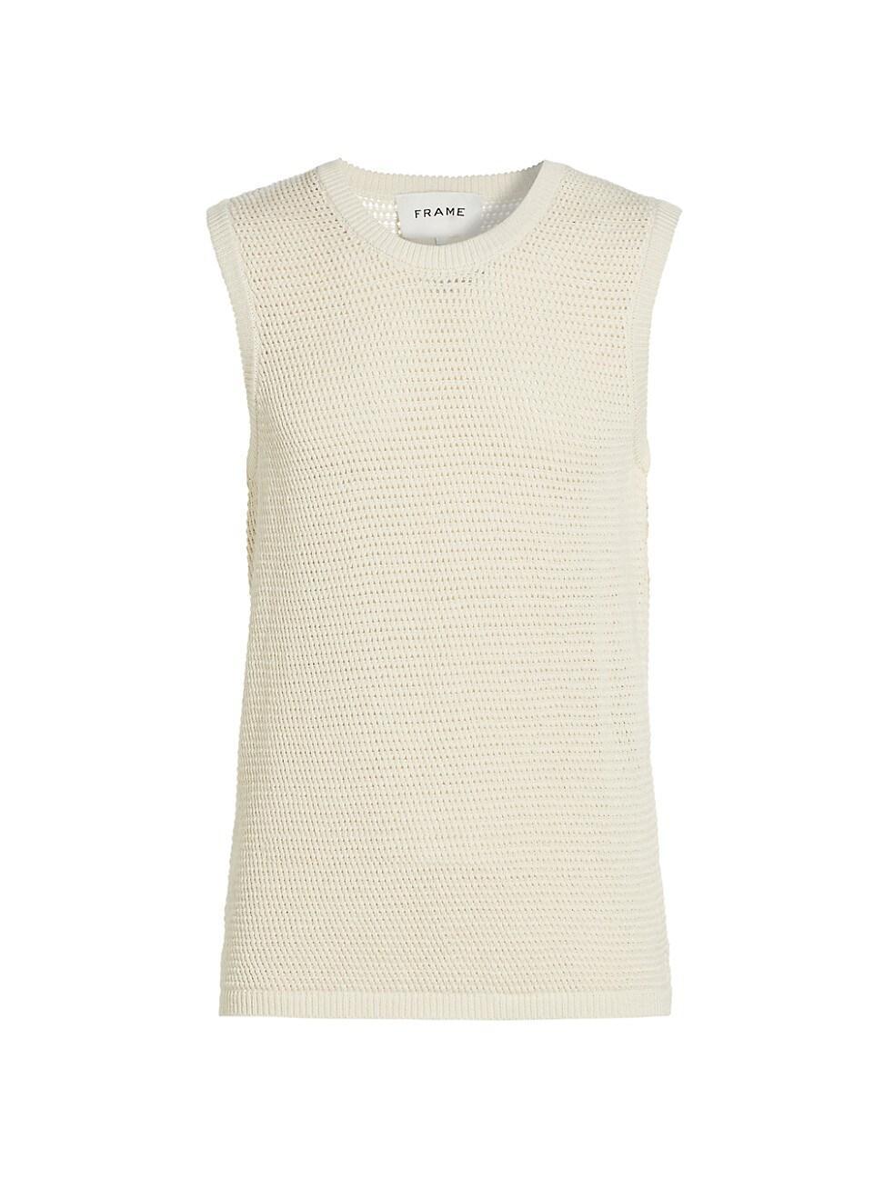 Mens Cotton-Silk Sweater Tank Top Product Image