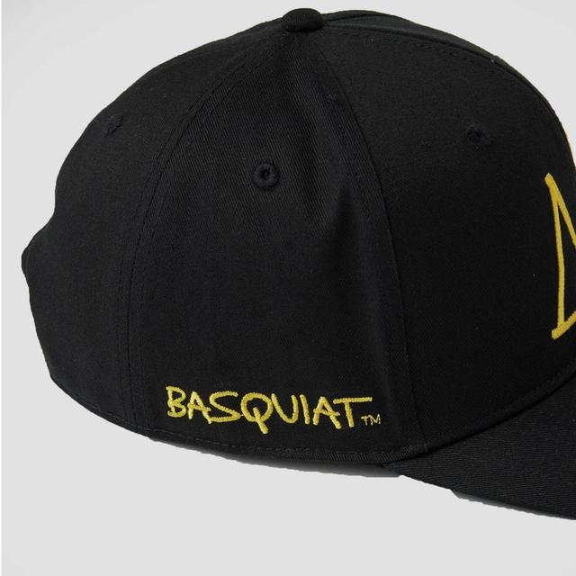 Mens Jean-Michel Basquiat Cotton Snapback Baseball Hat - Black Product Image