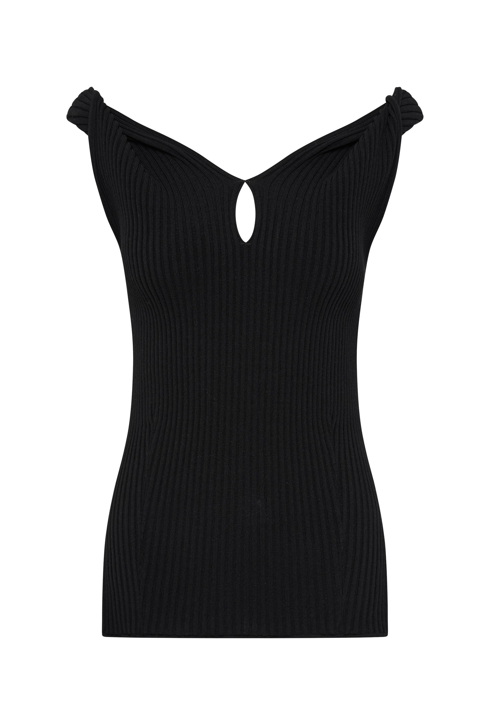 Heidi Knit Top Black Product Image