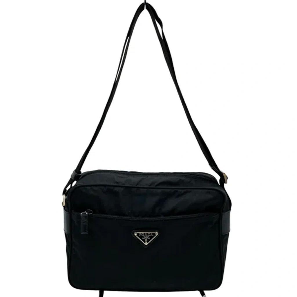 Tessuto Synthetic Shoulder Bag () In Black Product Image